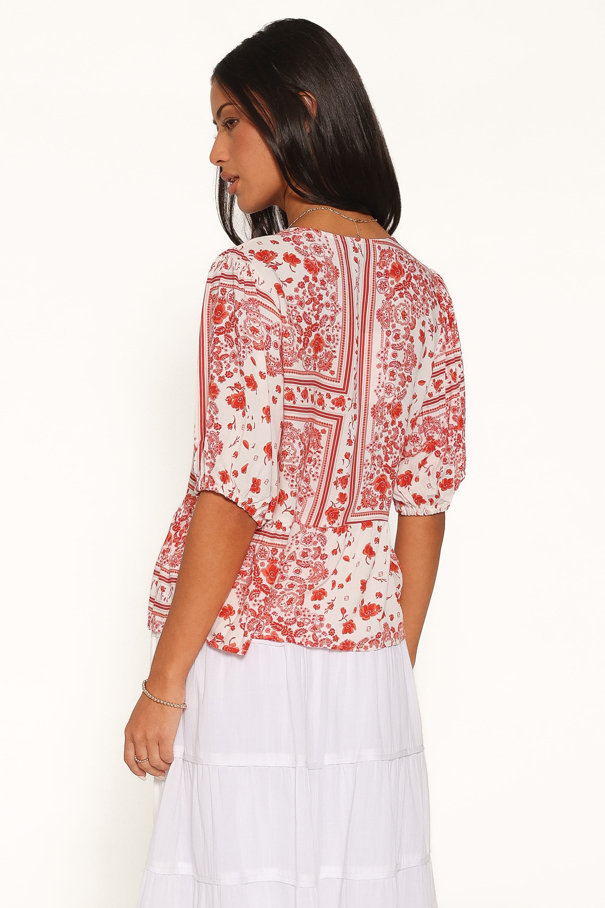 TOPS Dory Top - Red Bandana