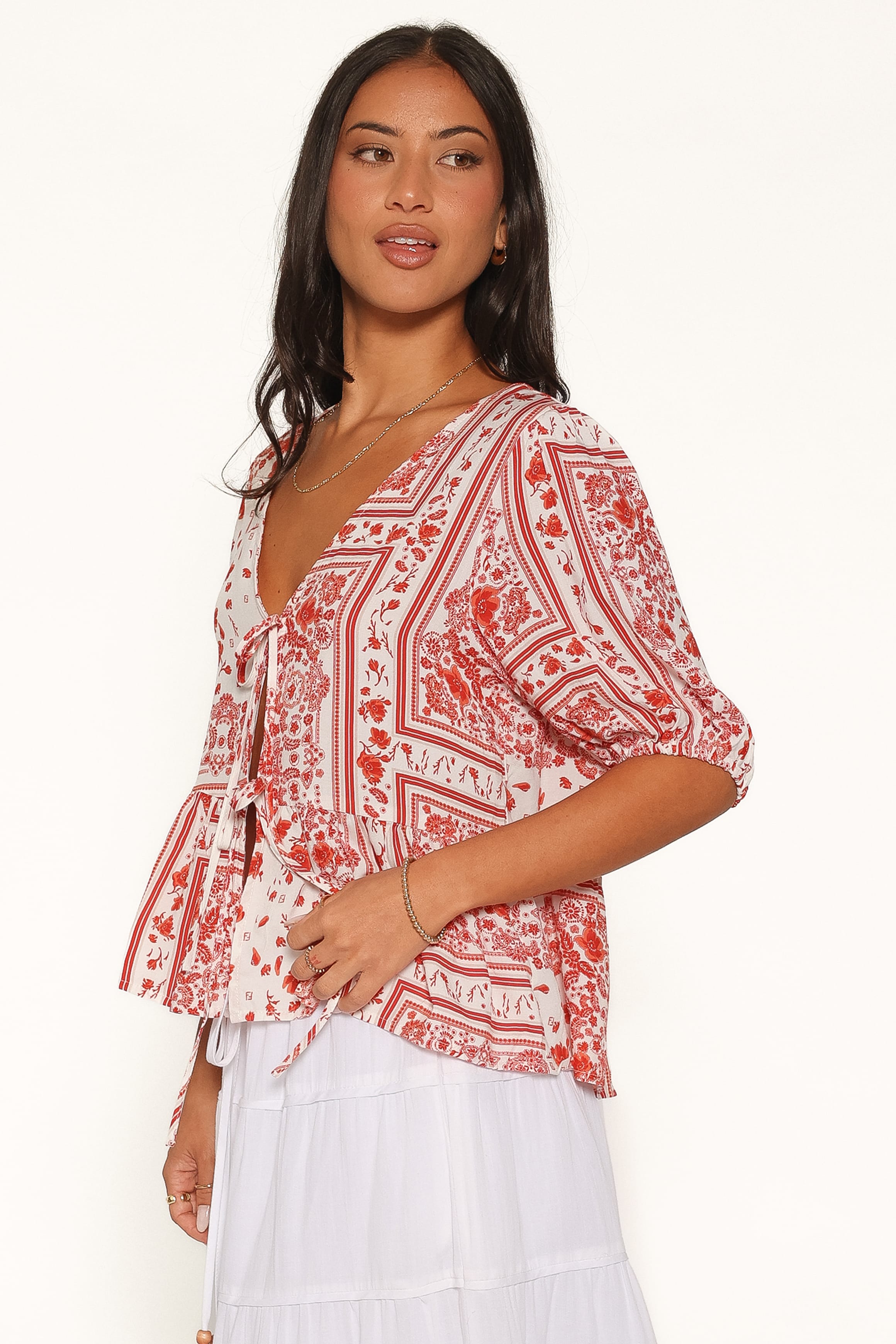 TOPS Dory Top - Red Bandana