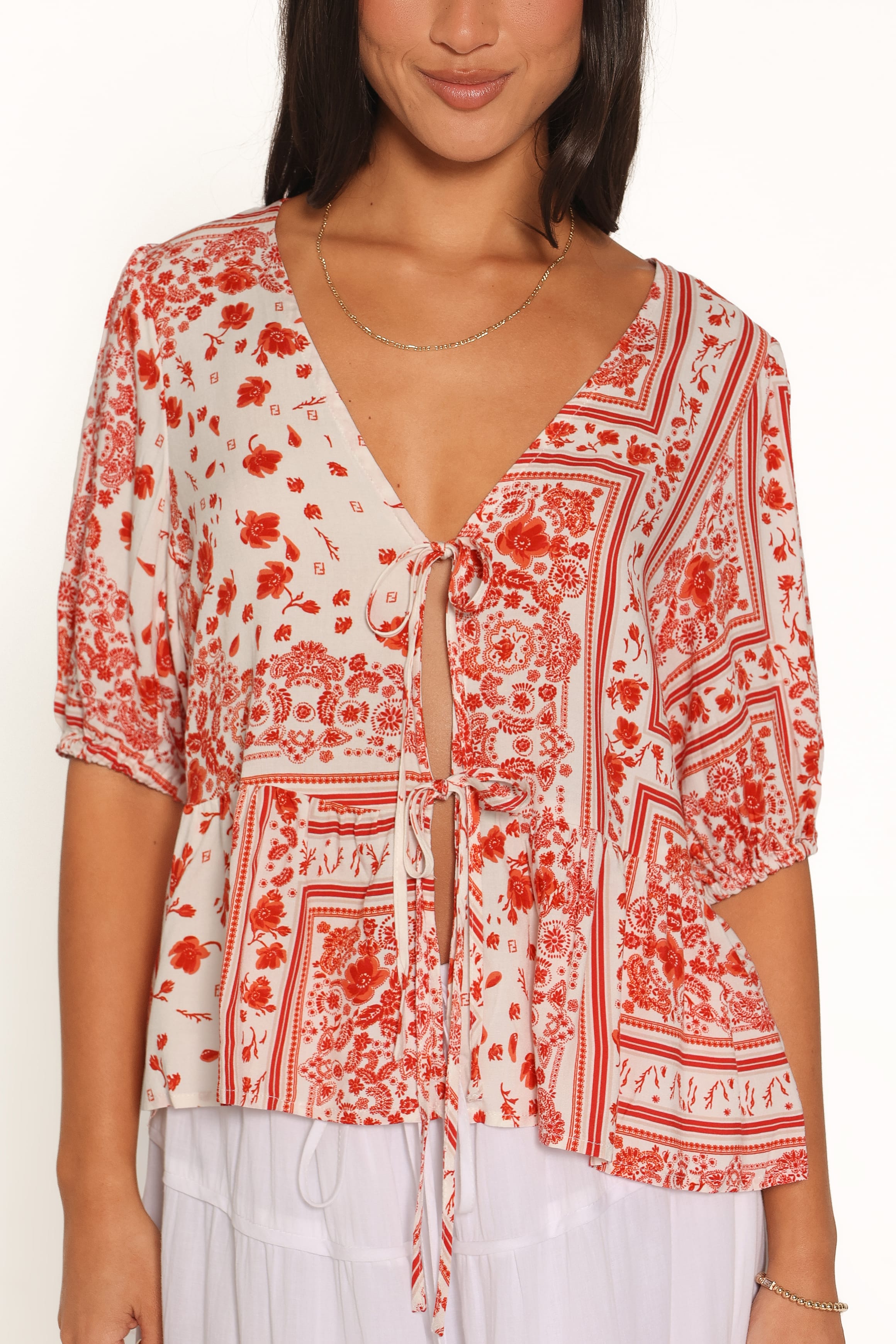 TOPS Dory Top - Red Bandana