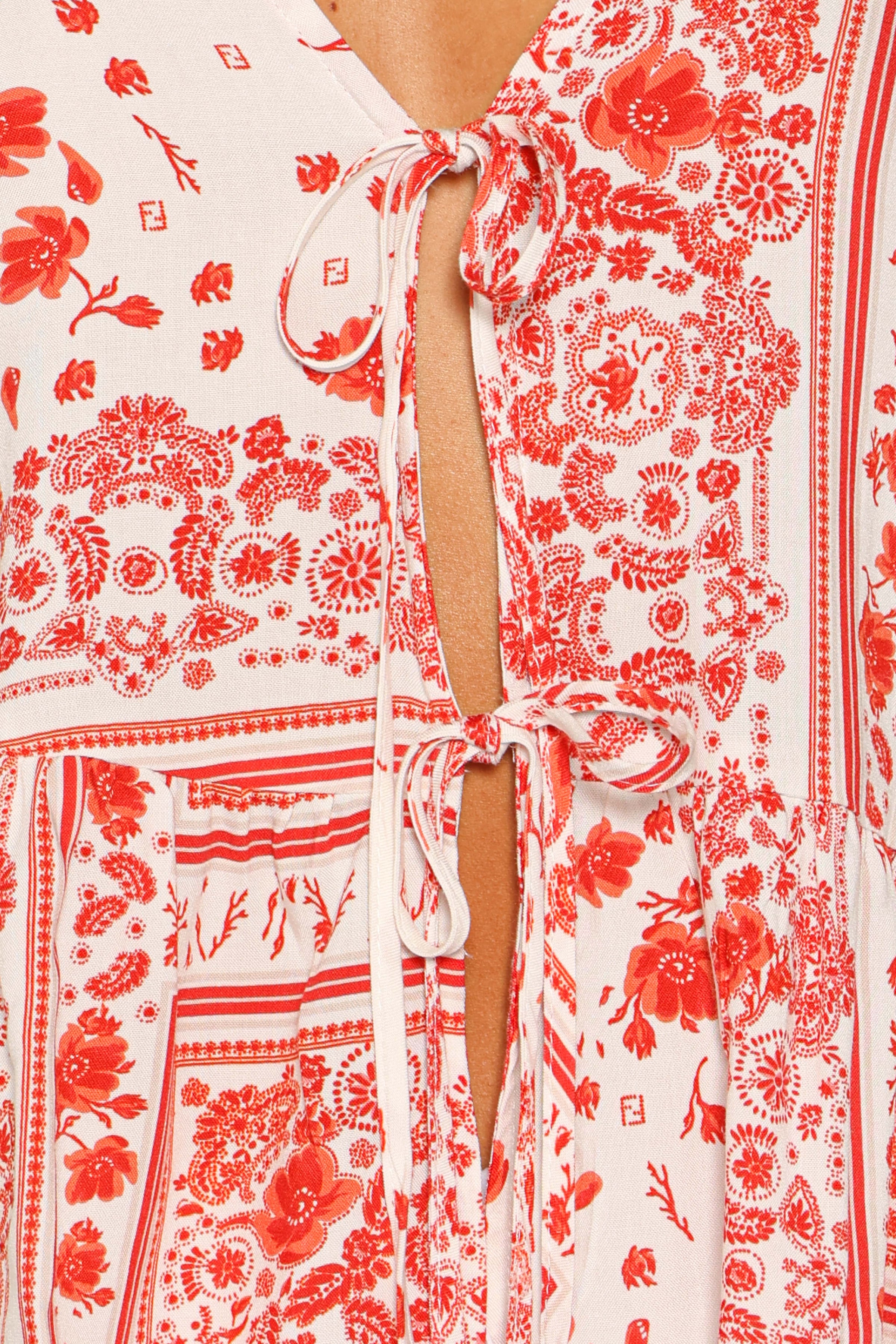 TOPS Dory Top - Red Bandana