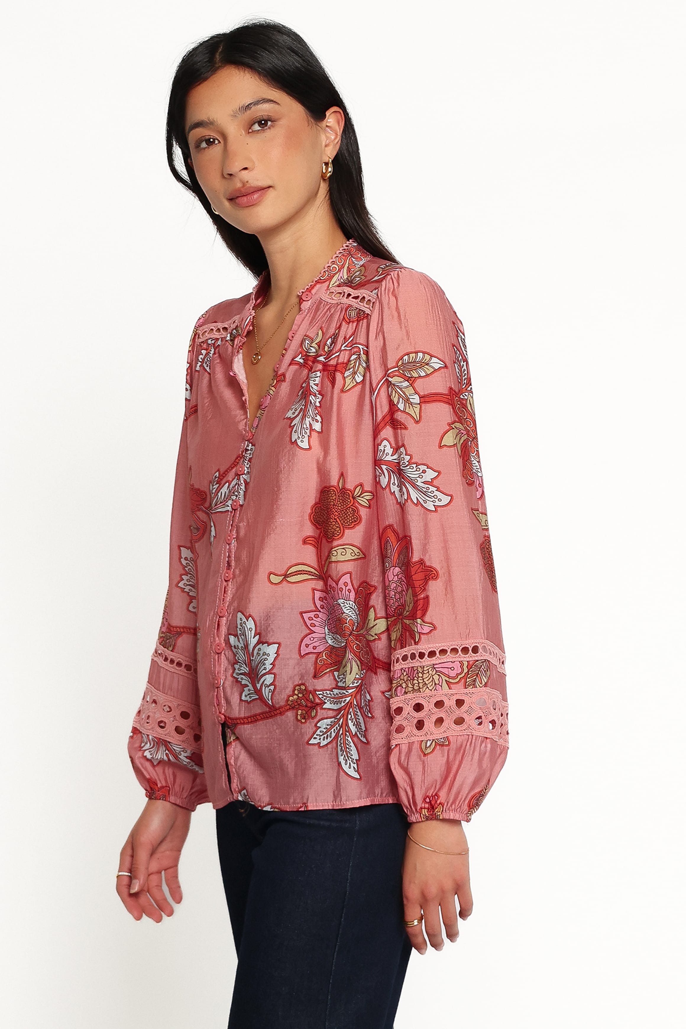 TOPS Eugenia Top - Pink Floral