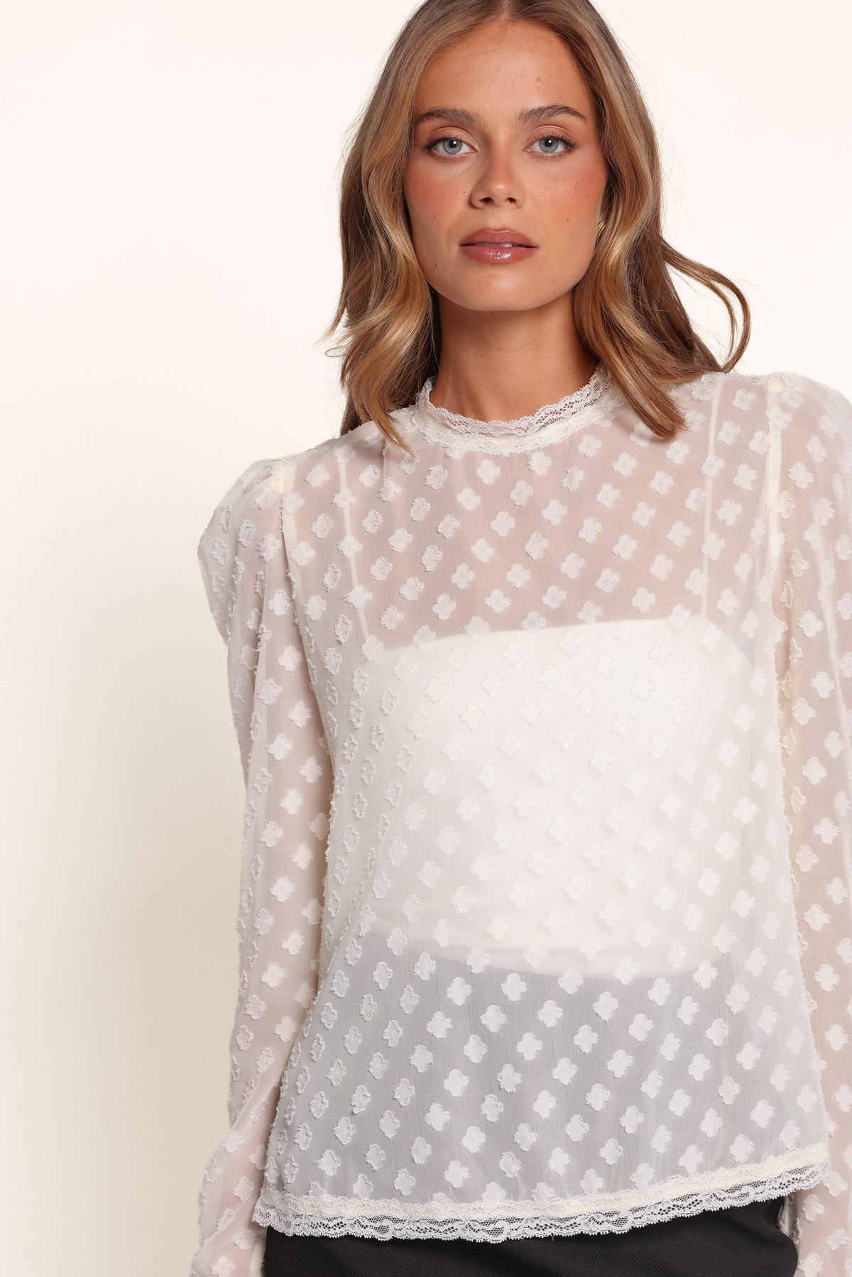 TOPS Grayso Top - Cream