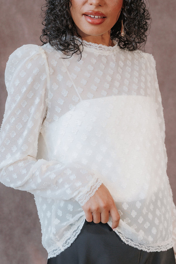 TOPS Grayso Top - Cream