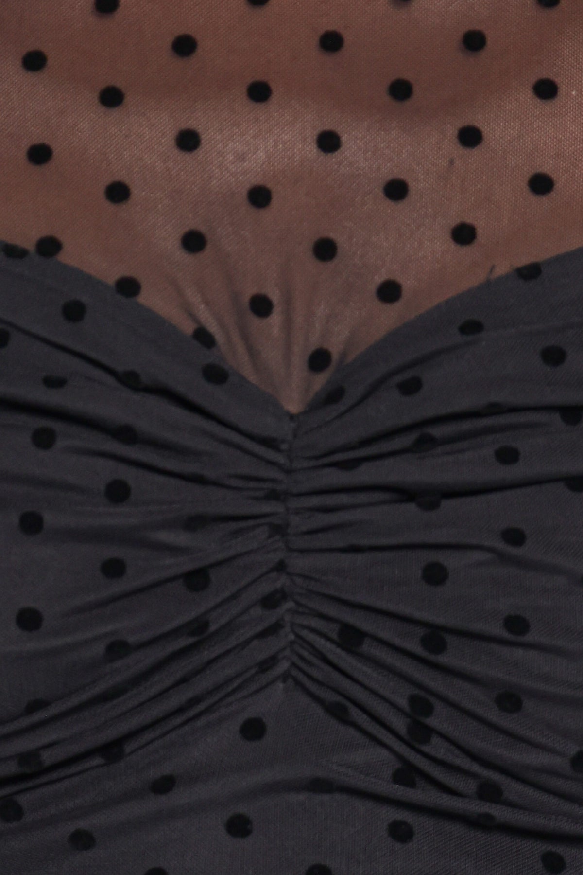 TOPS Jessie Sheer Top - Black
