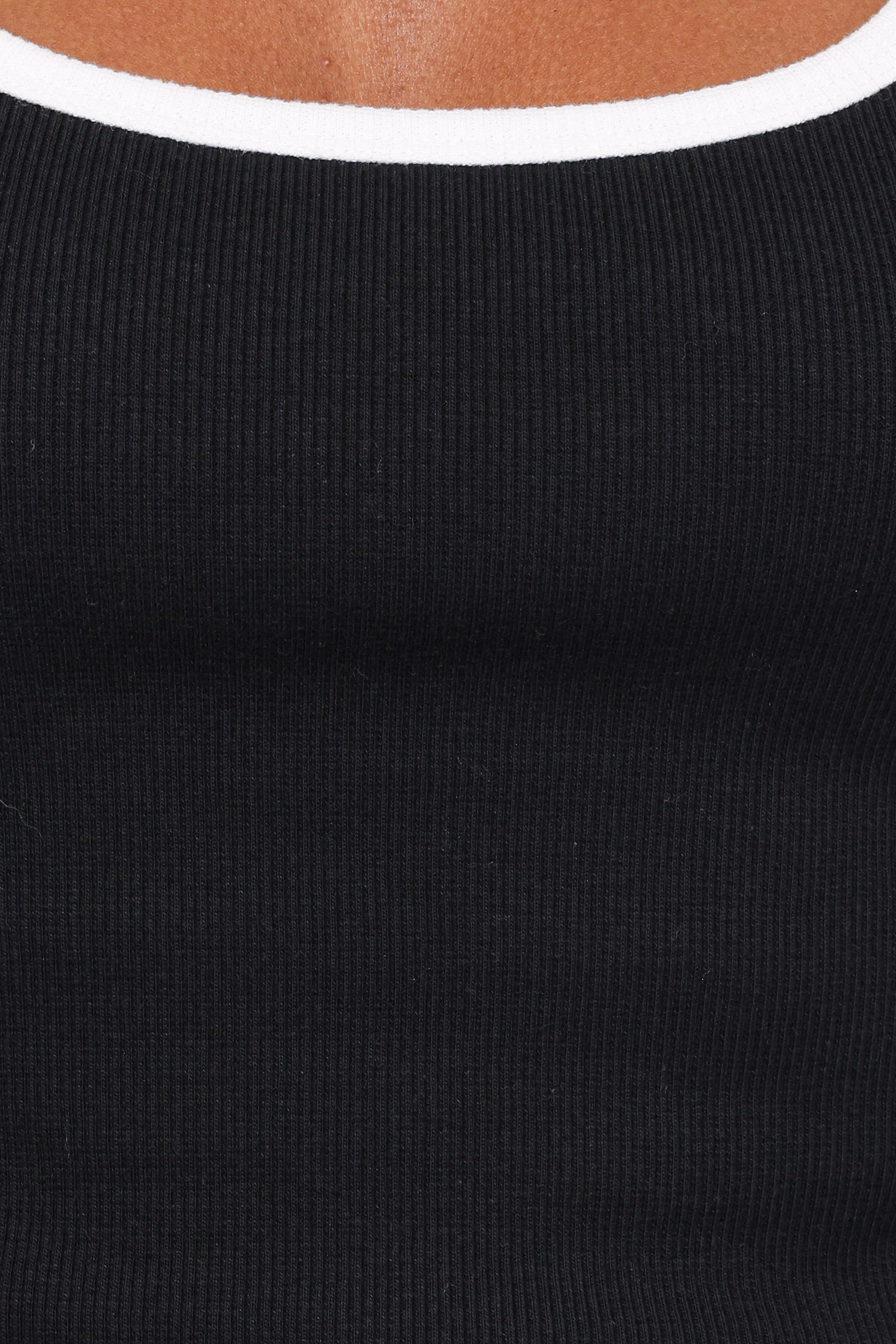 TOPS Juanita Knit Top - Black/White