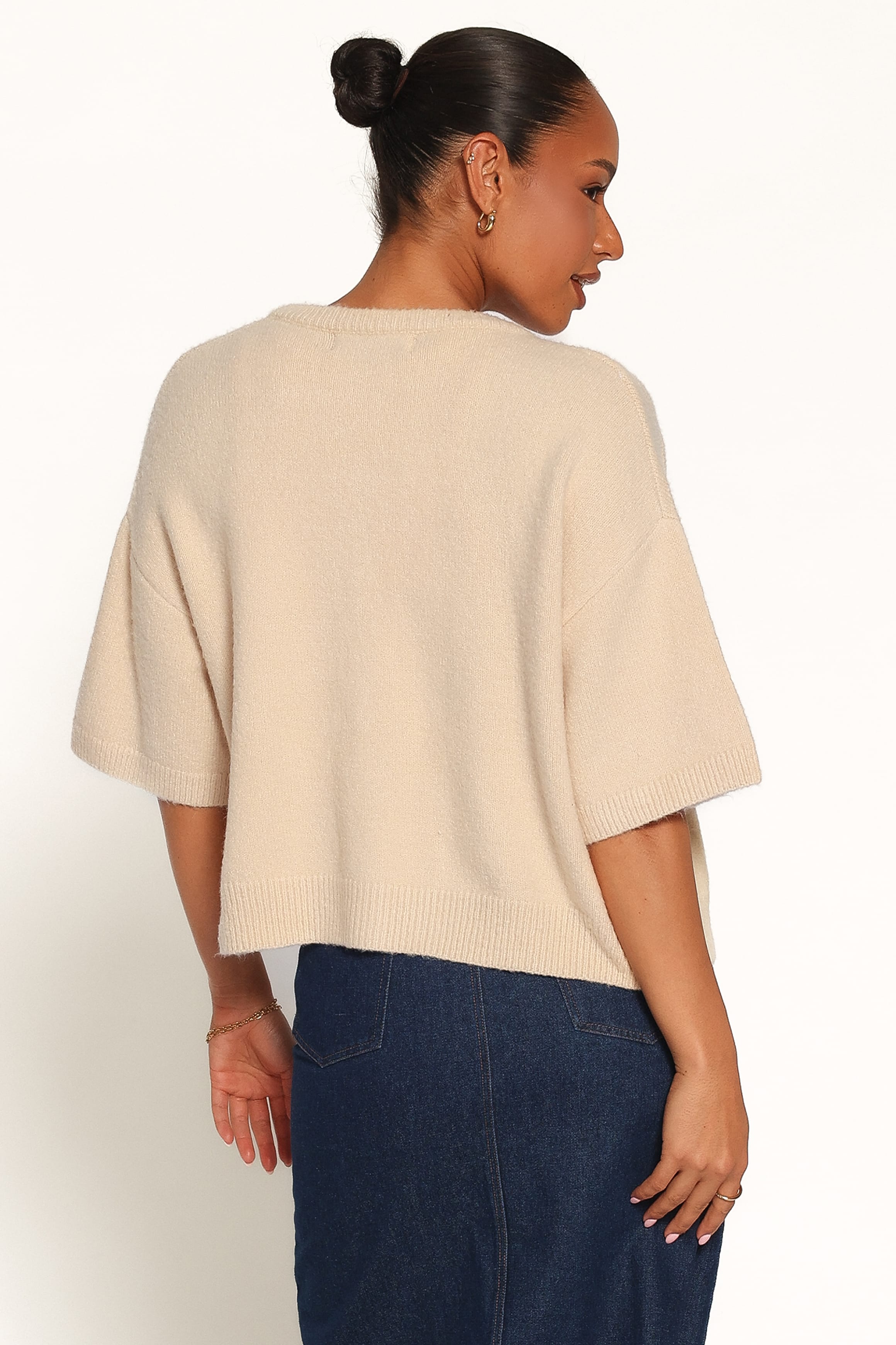 TOPS Lilith Knit Top - Beige
