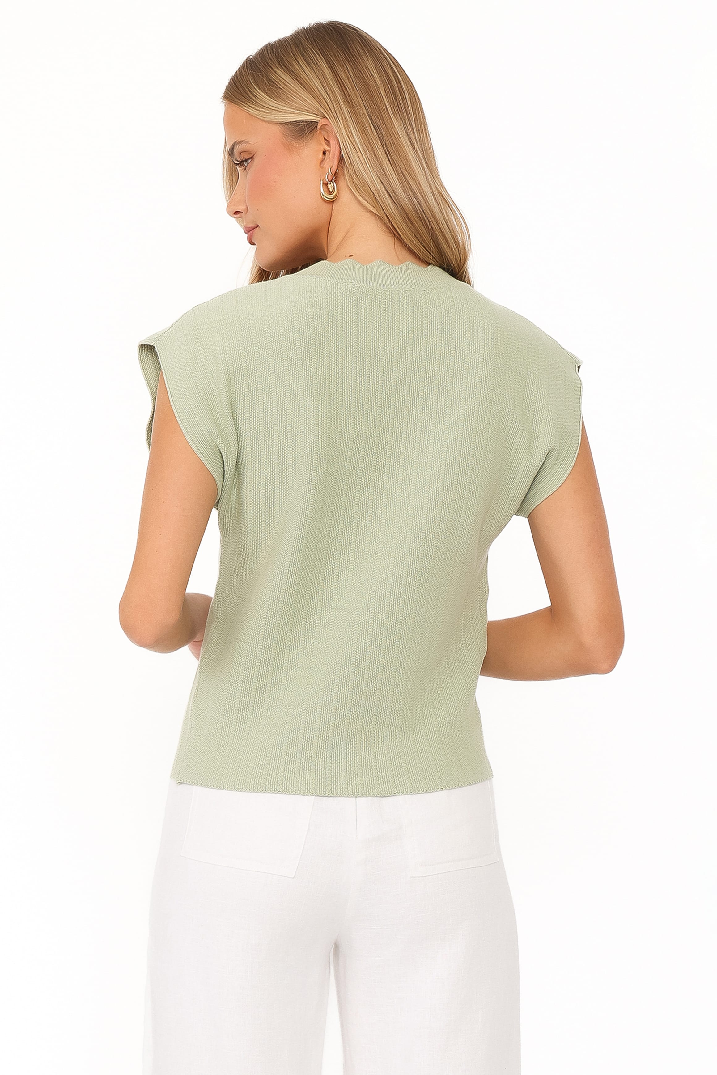 TOPS Mackie Knit Top - Sage