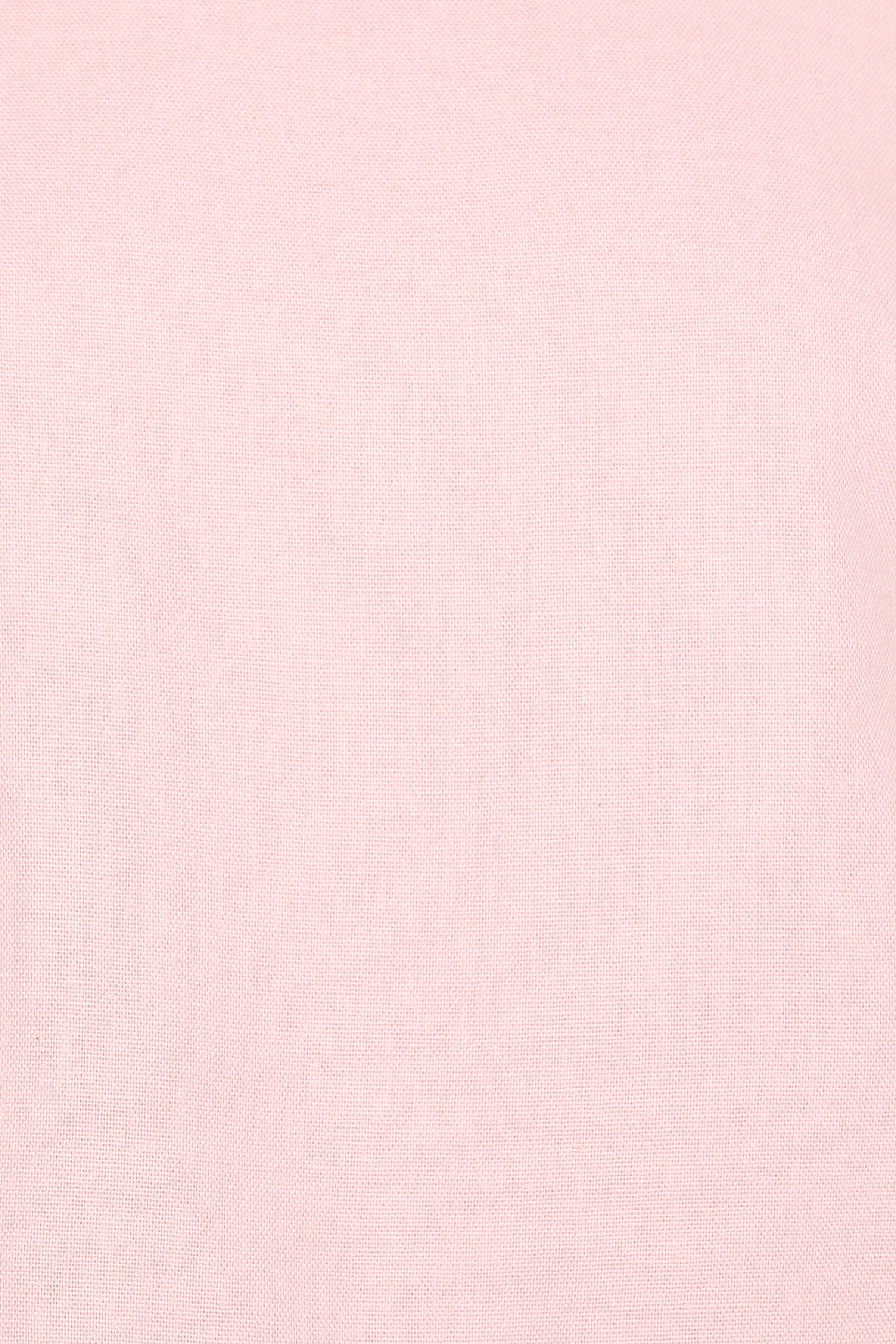 TOPS Madison Linen Cropped Tank - Pink
