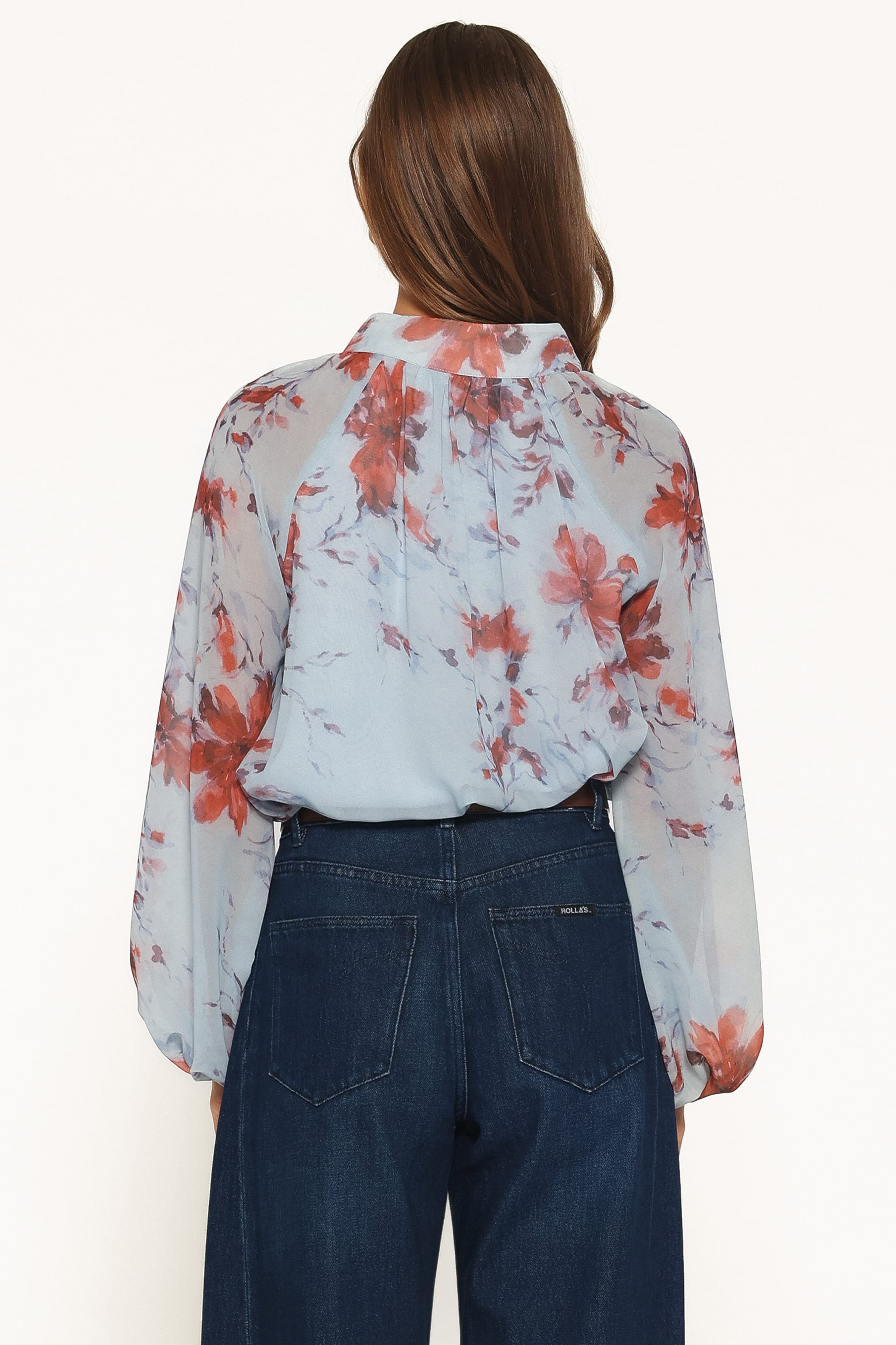 TOPS Marni Top - Blue Floral