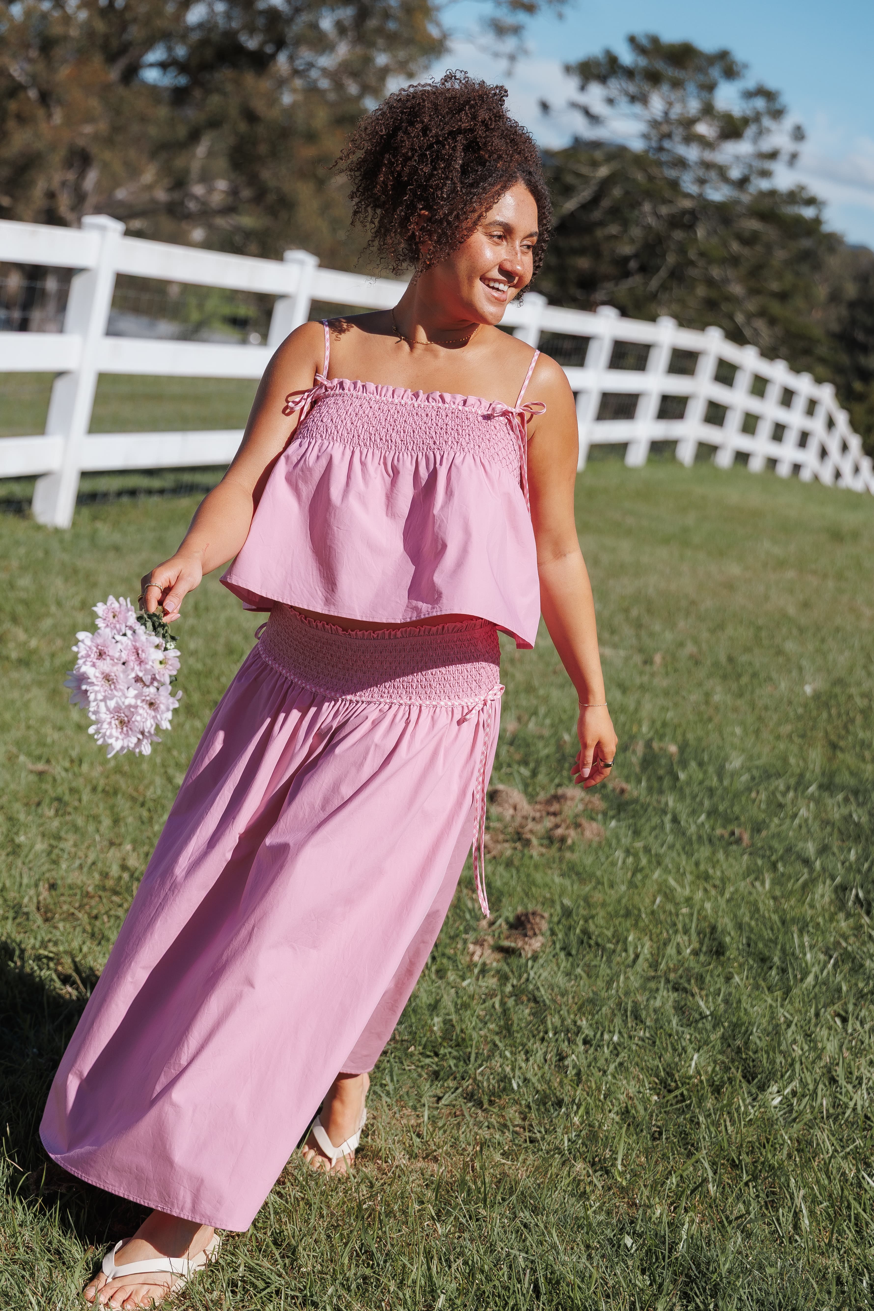 Mireille Baby Doll Top - Pink | Petal & Pup USA