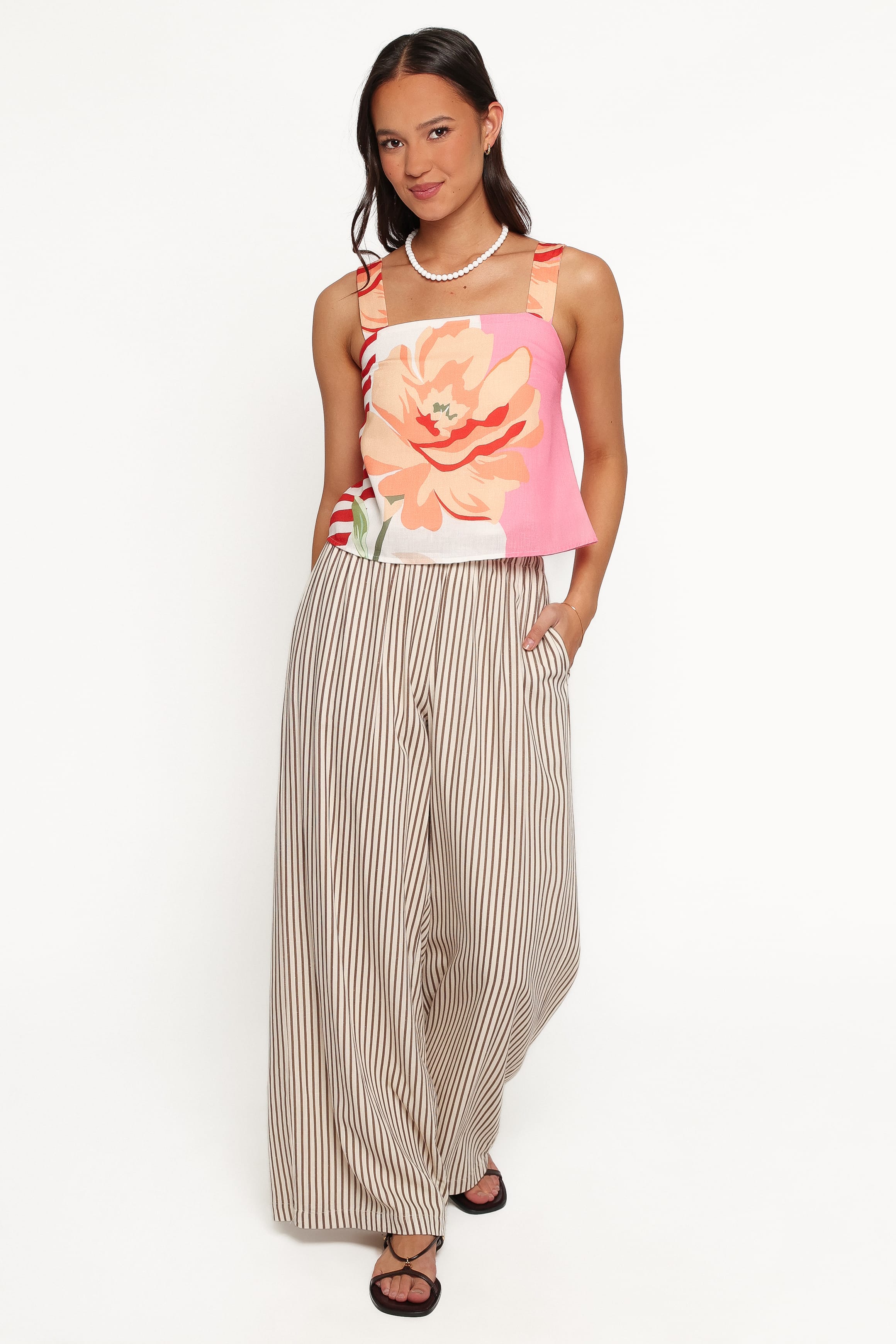 TOPS Oksana Top - Pink Floral