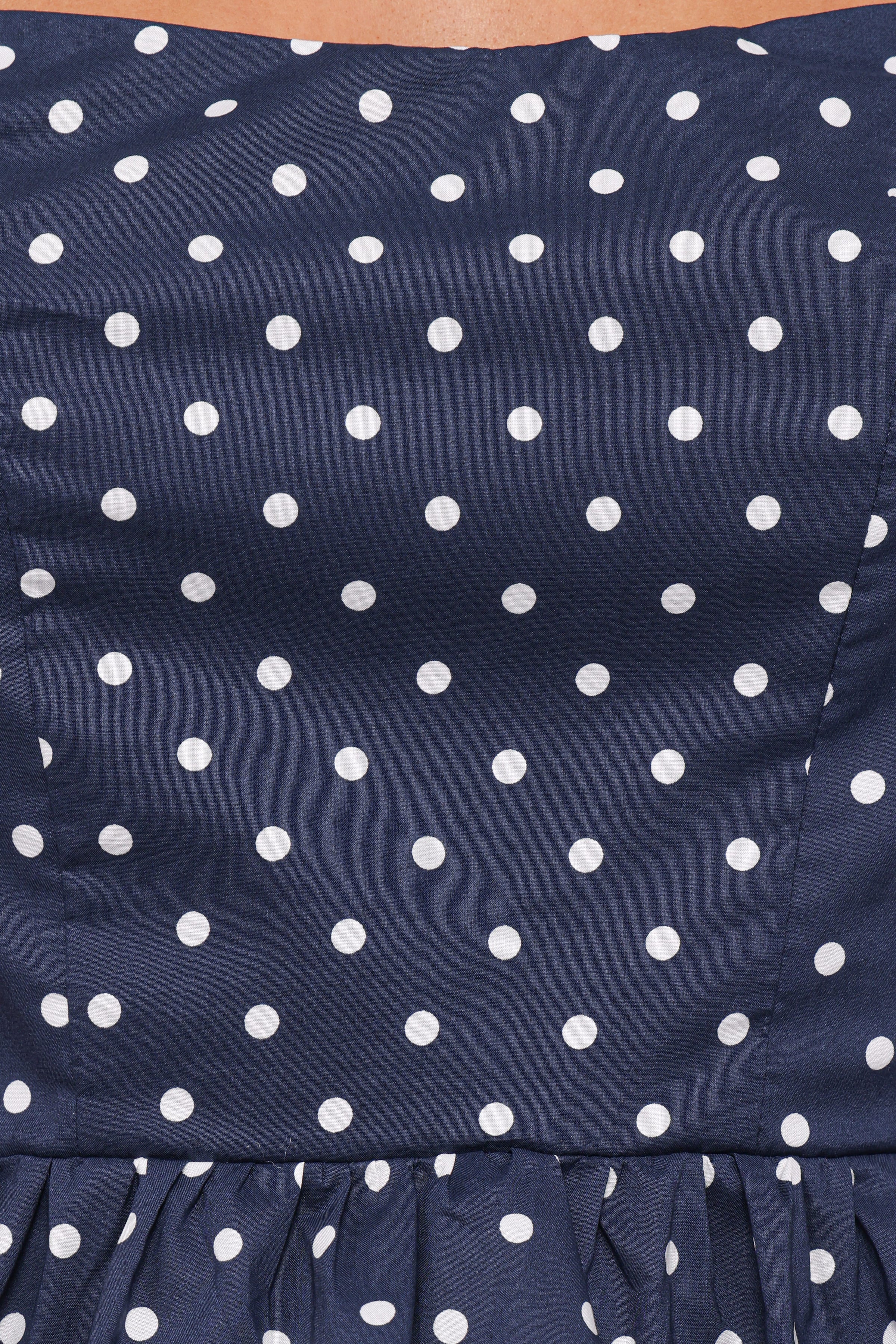 TOPS Paula Open Tie Back Top - Navy