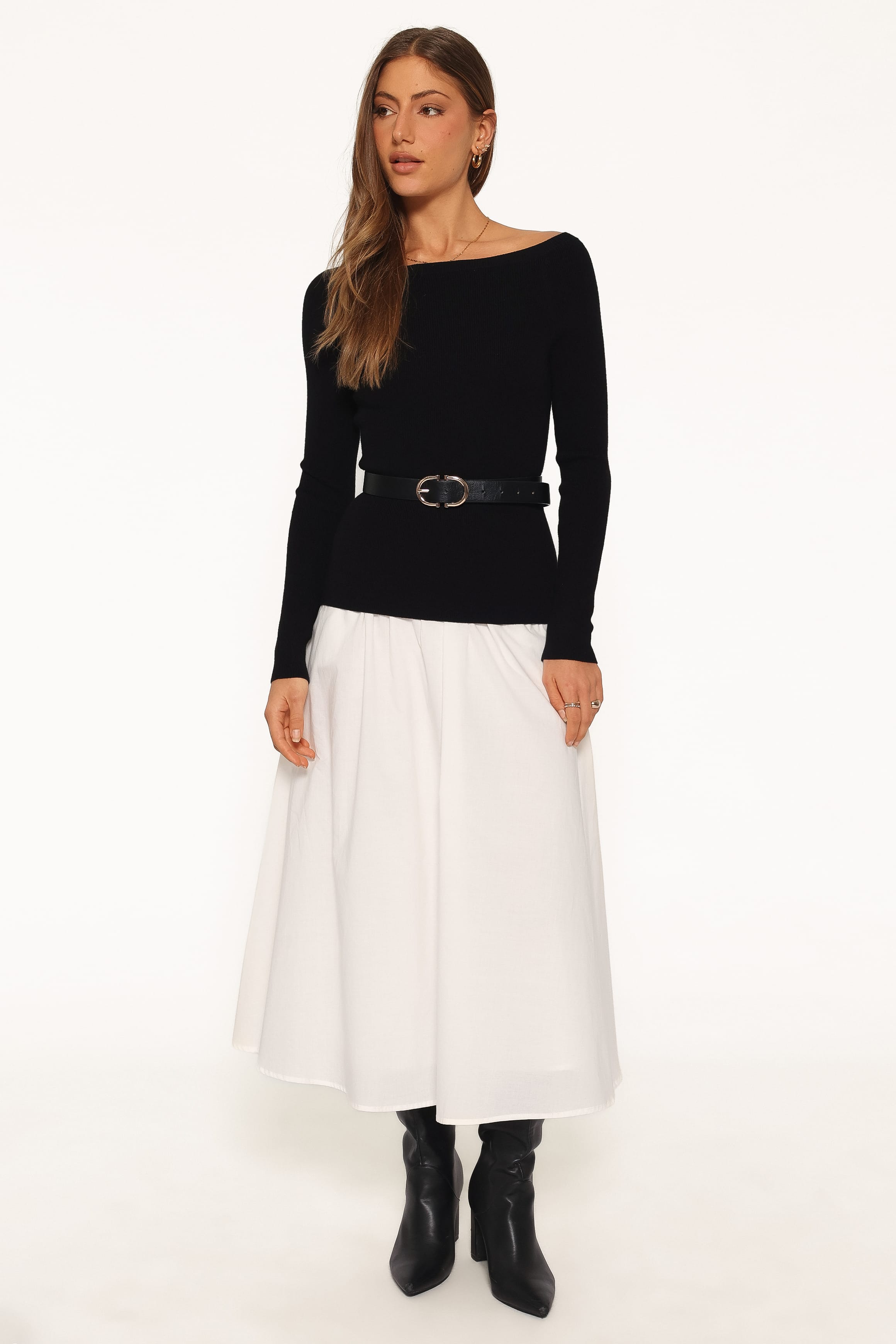 TOPS Presley Knit Top - Black