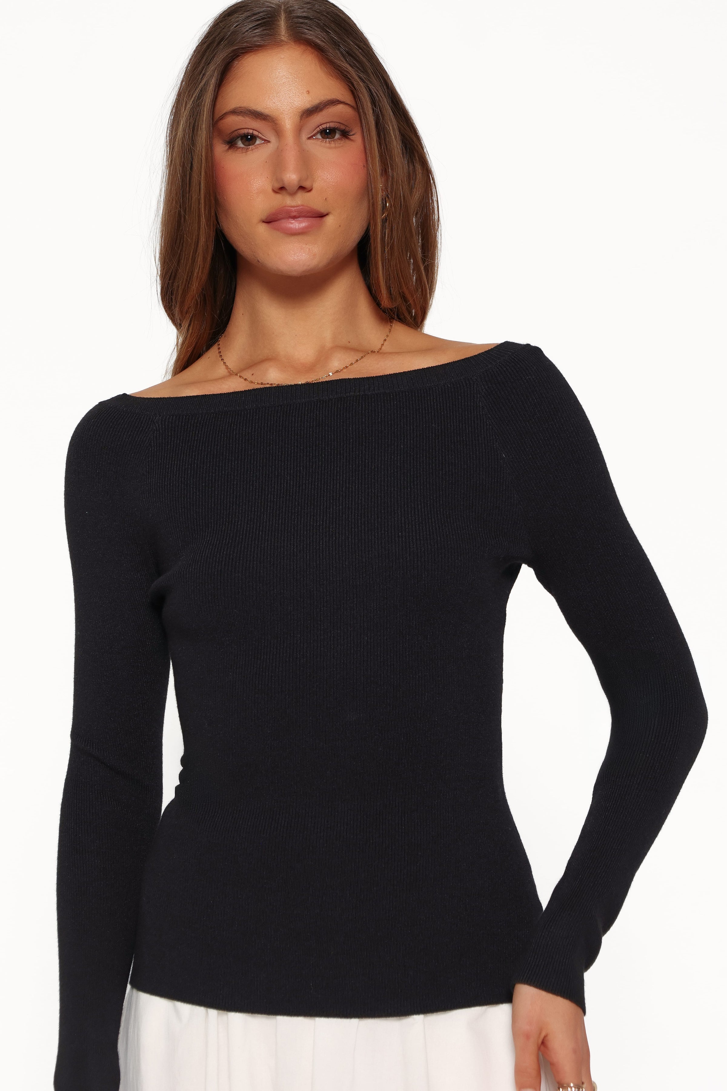 TOPS Presley Knit Top - Black