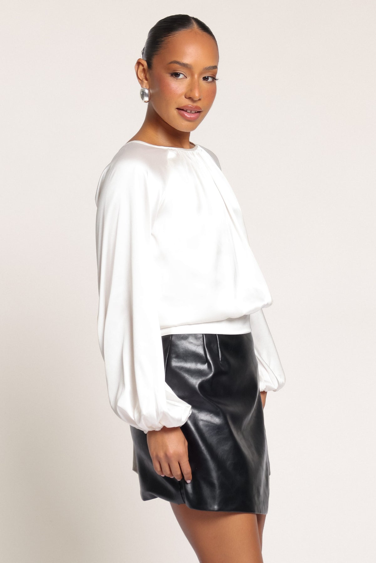 TOPS Remi Open Back Top - Cream