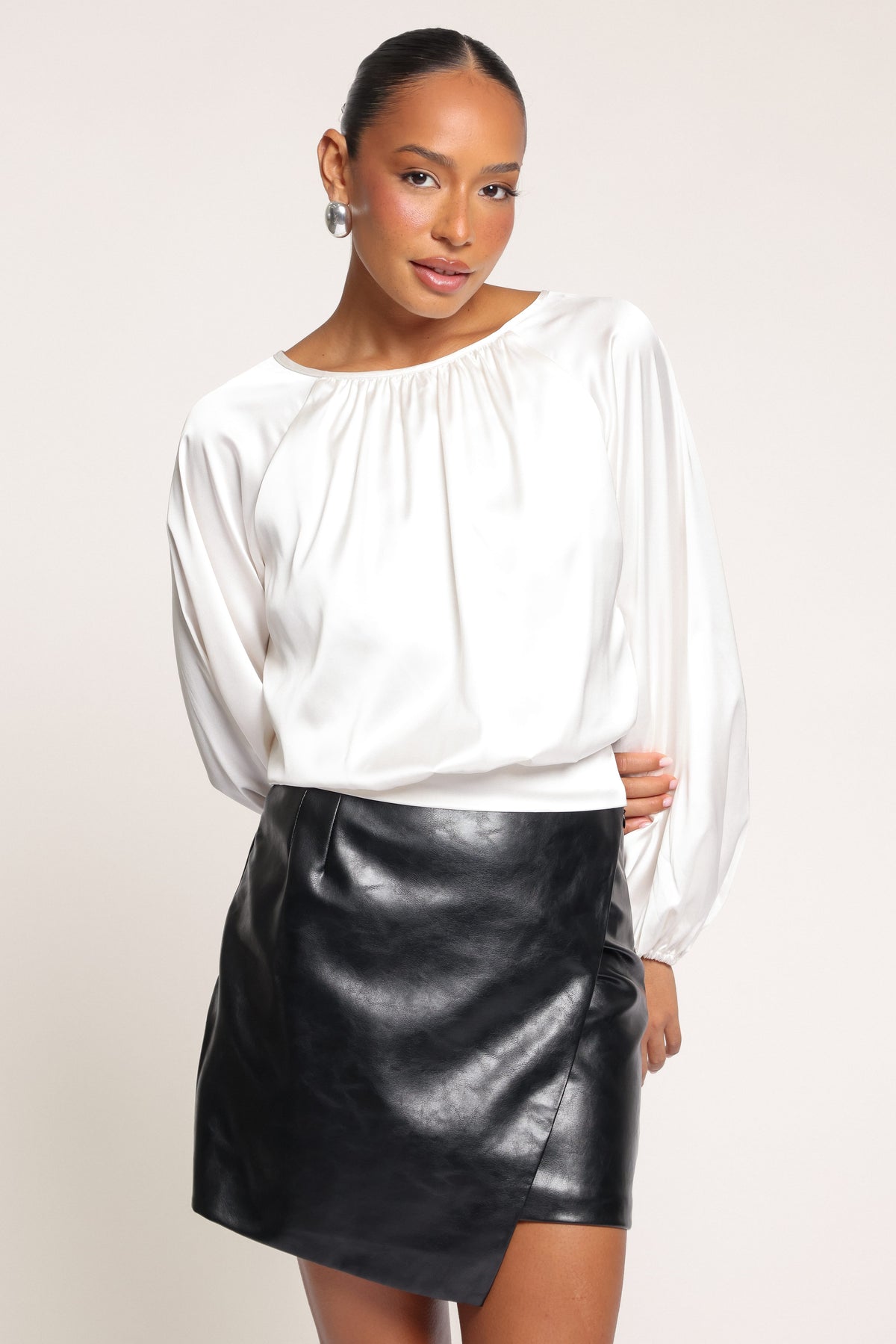 TOPS Remi Open Back Top - Cream