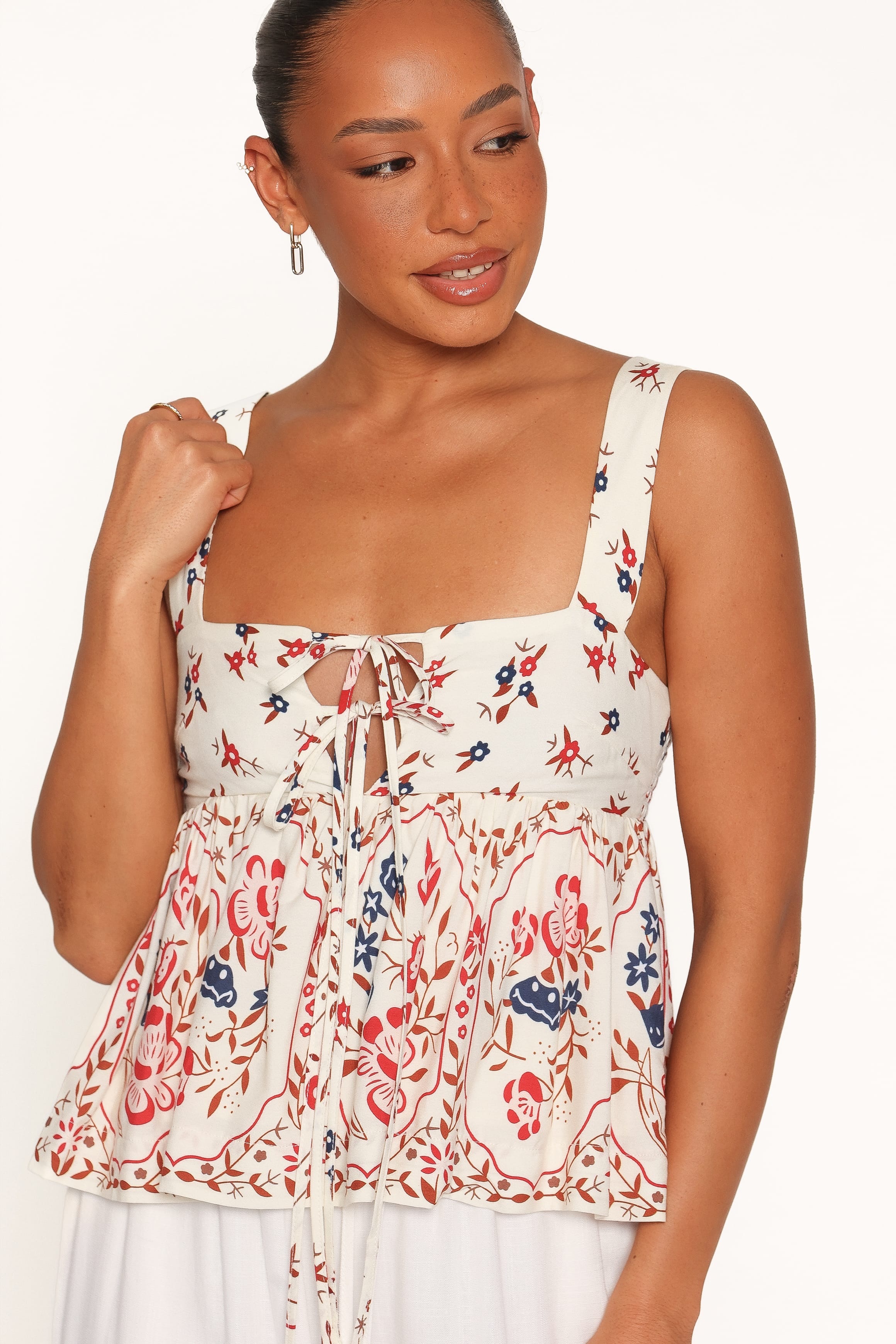 TOPS Ronnie Top - Cream