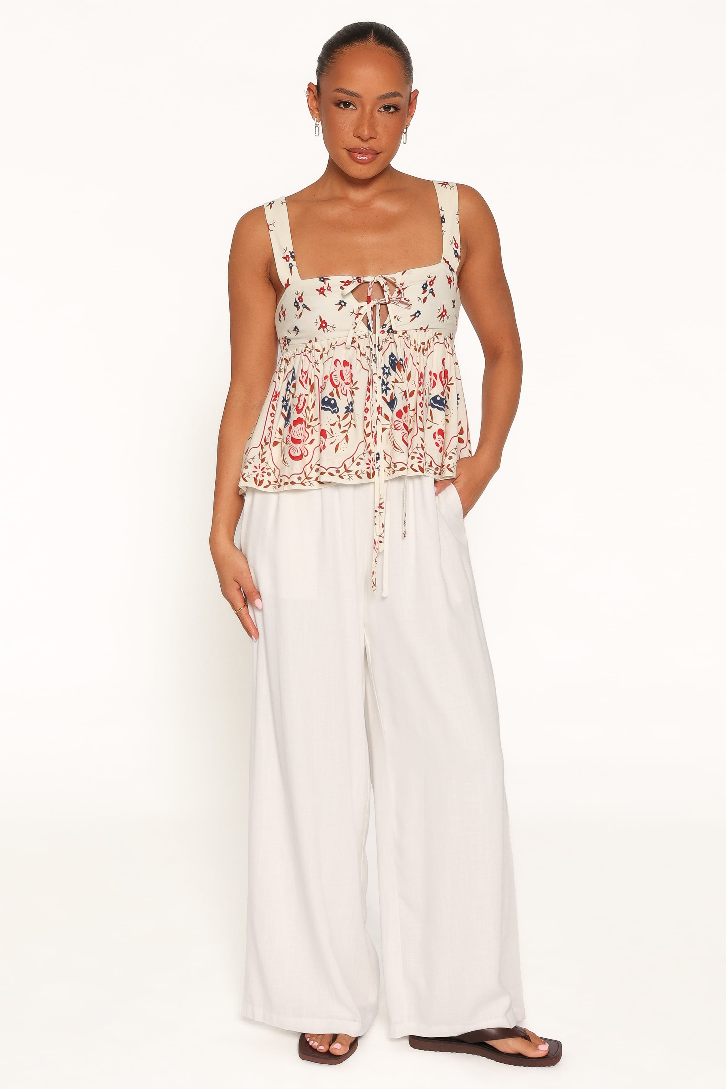 TOPS Ronnie Top - Cream