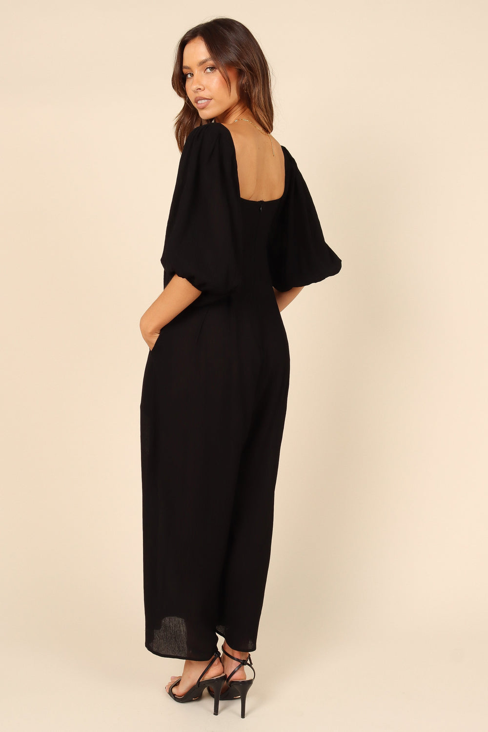 Petal and Pup USA Rompers Suzana Wide Leg Jumpsuit - Black