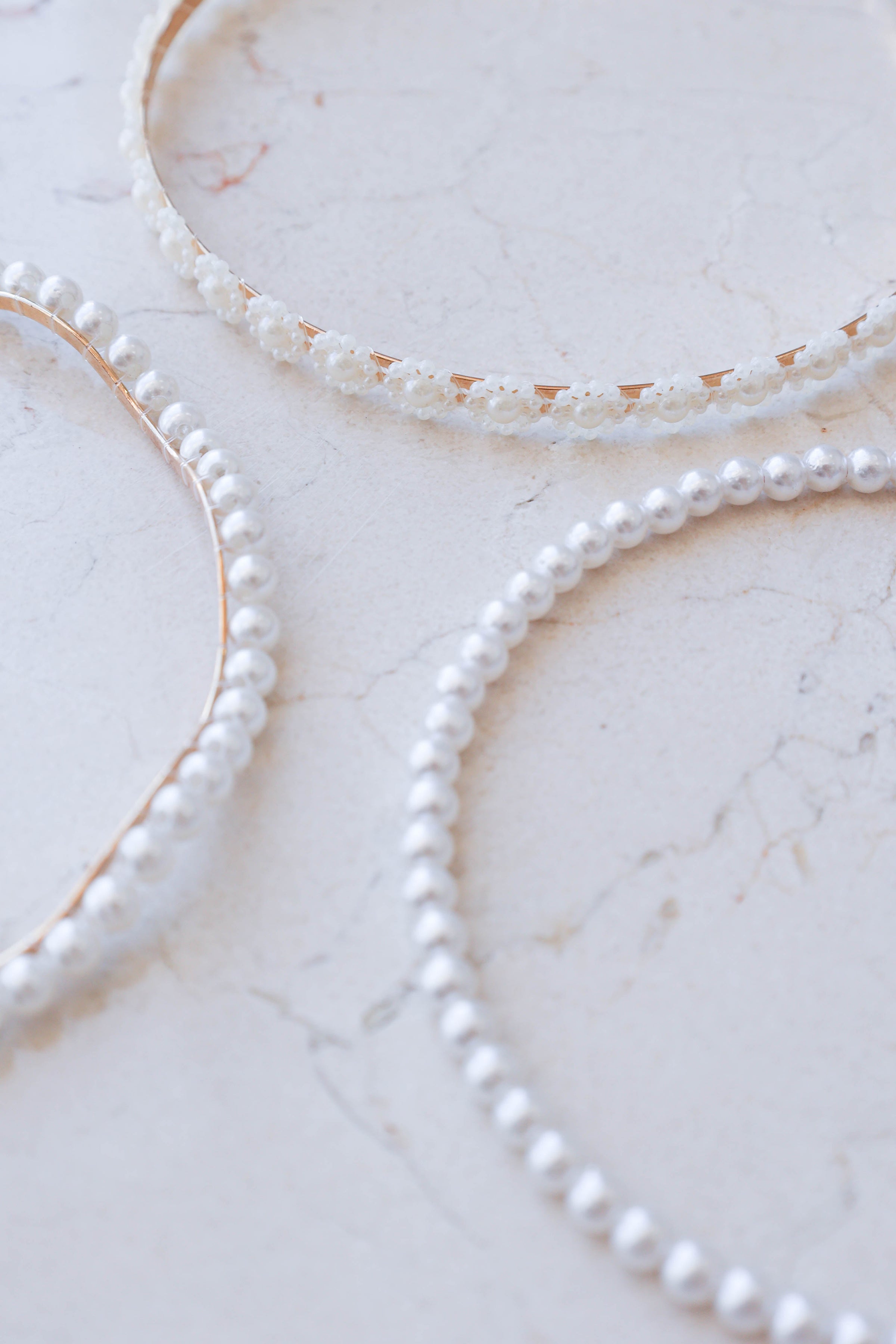 Petal and Pup USA ACCESSORIES Carolina 3 Pack Headband - Pearl One Size