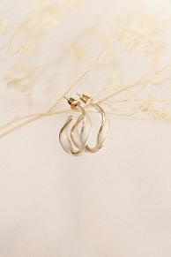 Petal and Pup USA ACCESSORIES Clementine Earrings - White One Size