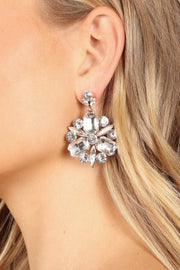 Petal and Pup USA ACCESSORIES @Cynthia Statement Earring - Silver One Size