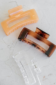 Petal and Pup USA ACCESSORIES Hannah 3 Pack Hairclip Set - Multi One Size