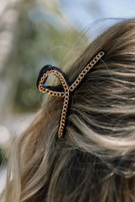 Petal and Pup USA ACCESSORIES Jenny Hairclip - Black One Size