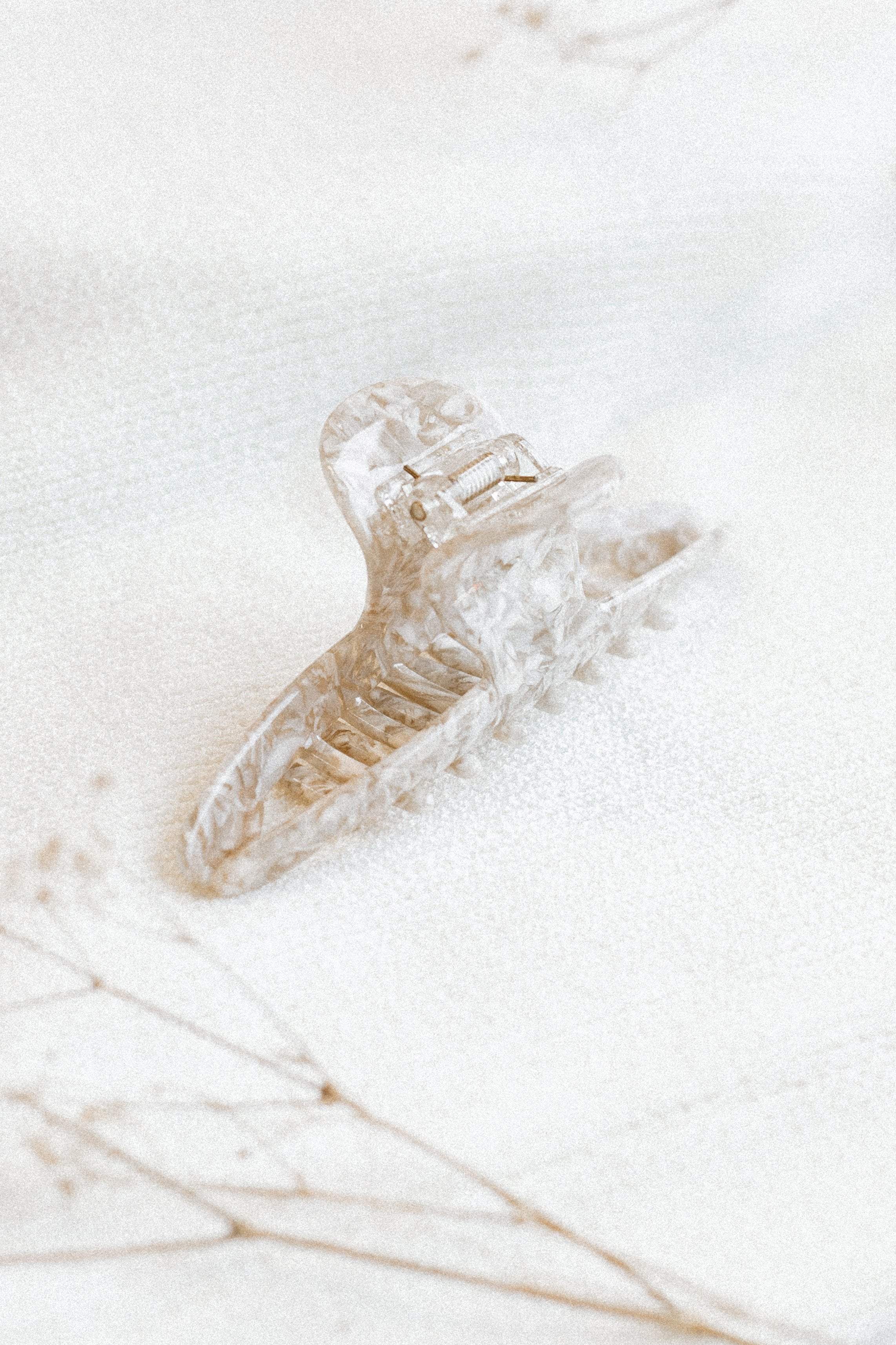 Petal and Pup USA ACCESSORIES Linnea Hairclip - Pearl Beige One Size