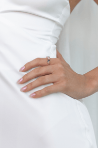 Petal and Pup USA ACCESSORIES Marquee Baquette Ring - Multicoloured One Size