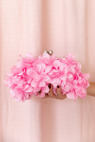 Petal and Pup USA ACCESSORIES Mon Amour Floral Clutch - Pink One Size