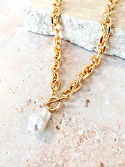 Petal and Pup USA ACCESSORIES Oziel Necklace - Gold One Size