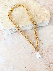 Petal and Pup USA ACCESSORIES Oziel Necklace - Gold One Size