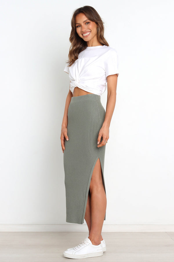 Petal and Pup USA BOTTOMS Bowen Skirt - Olive