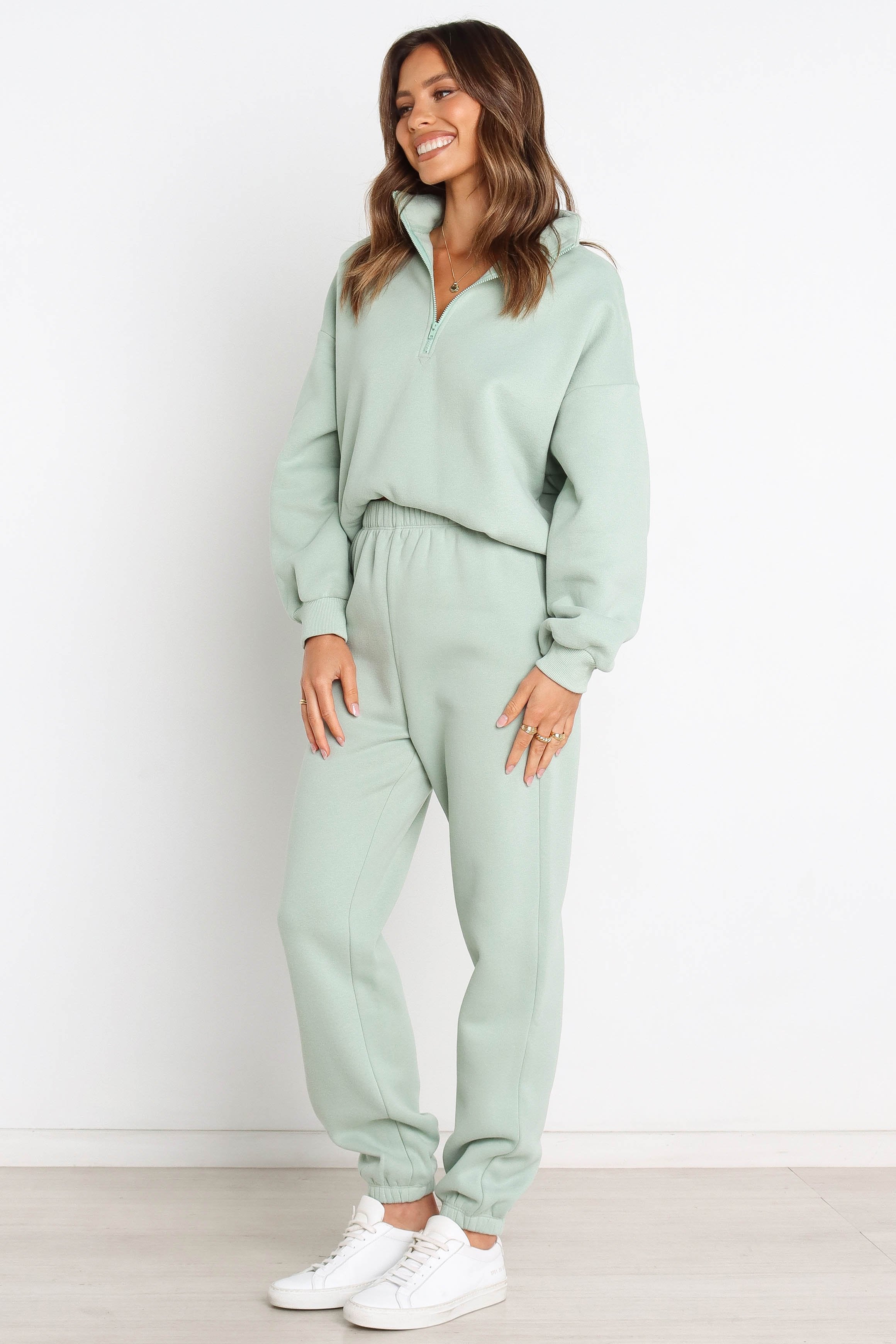 Petal and Pup USA BOTTOMS Braxon Sweat Pants - Sage (sync issue)