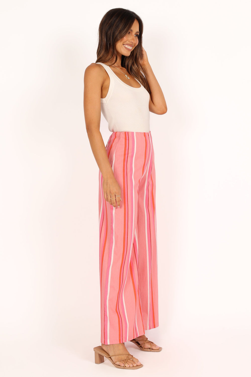Hot Pink Lace Wide Leg Pants · Filly Flair