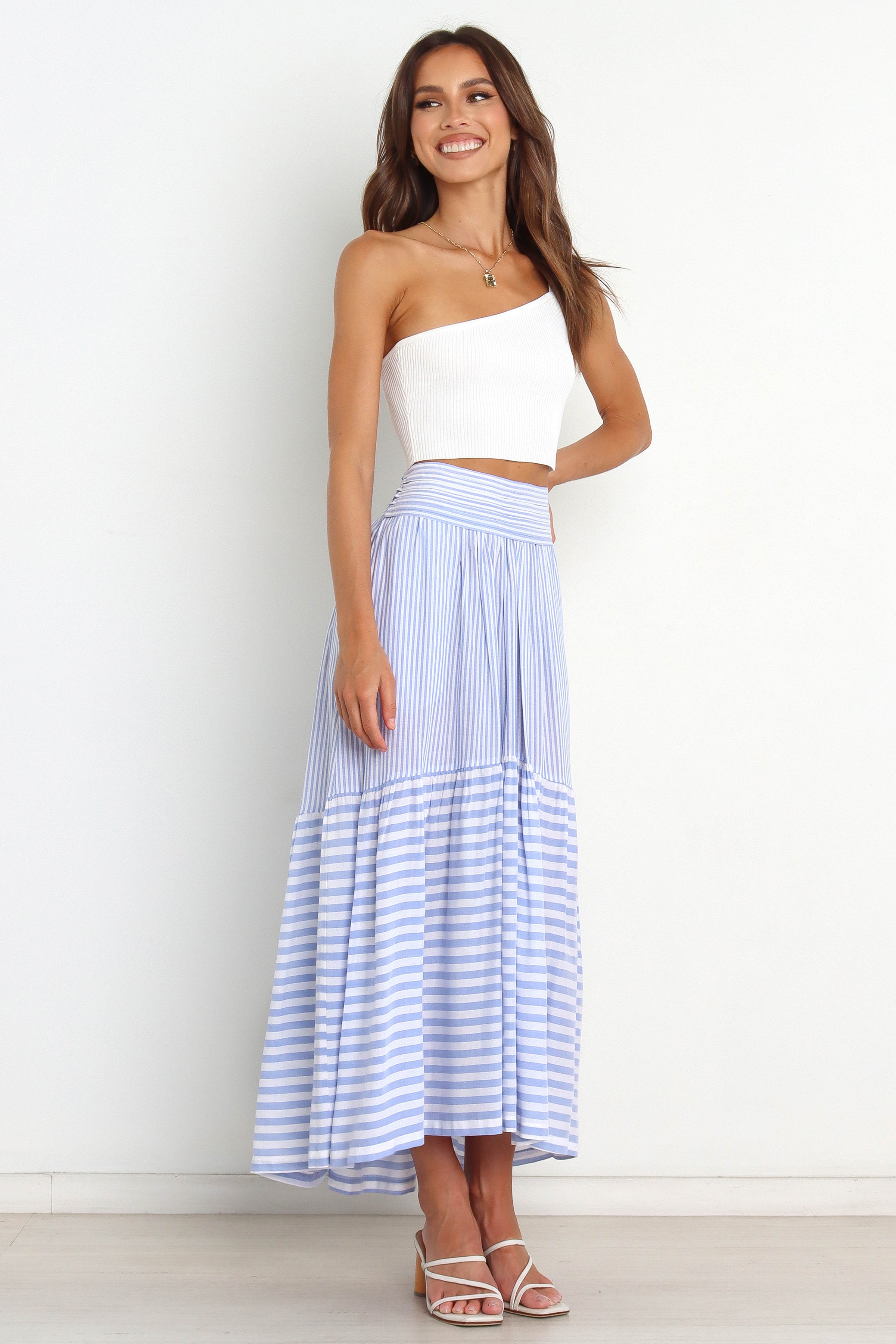 Petal and Pup USA BOTTOMS Gretel Skirt - Blue