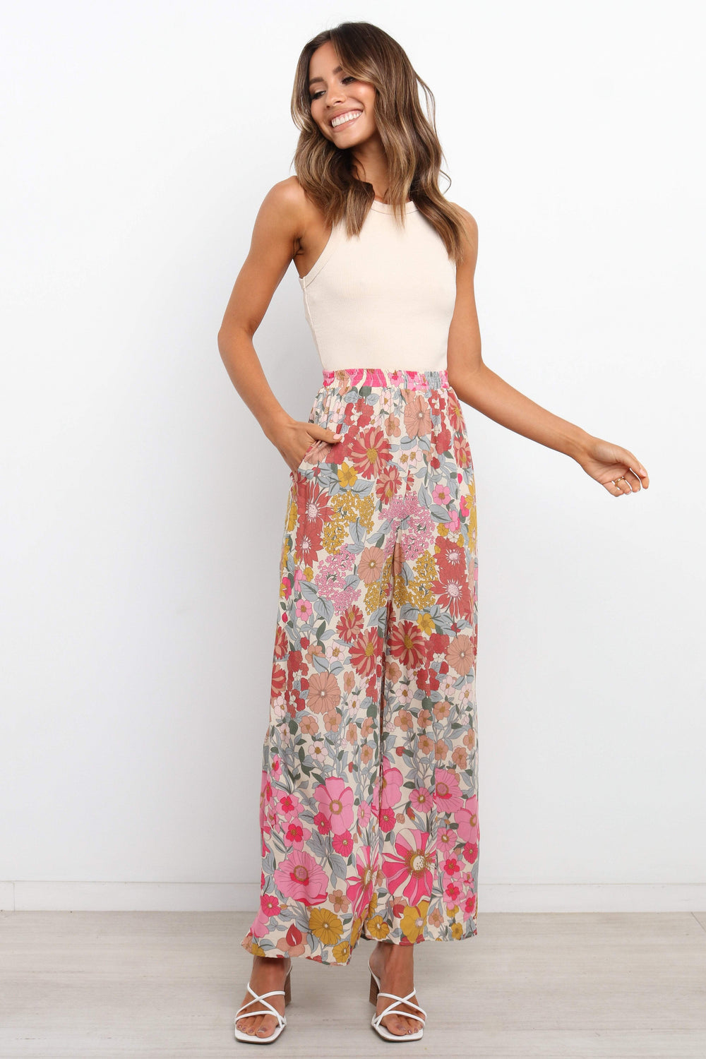 3/4 length pants (Floral) for women, Buy online