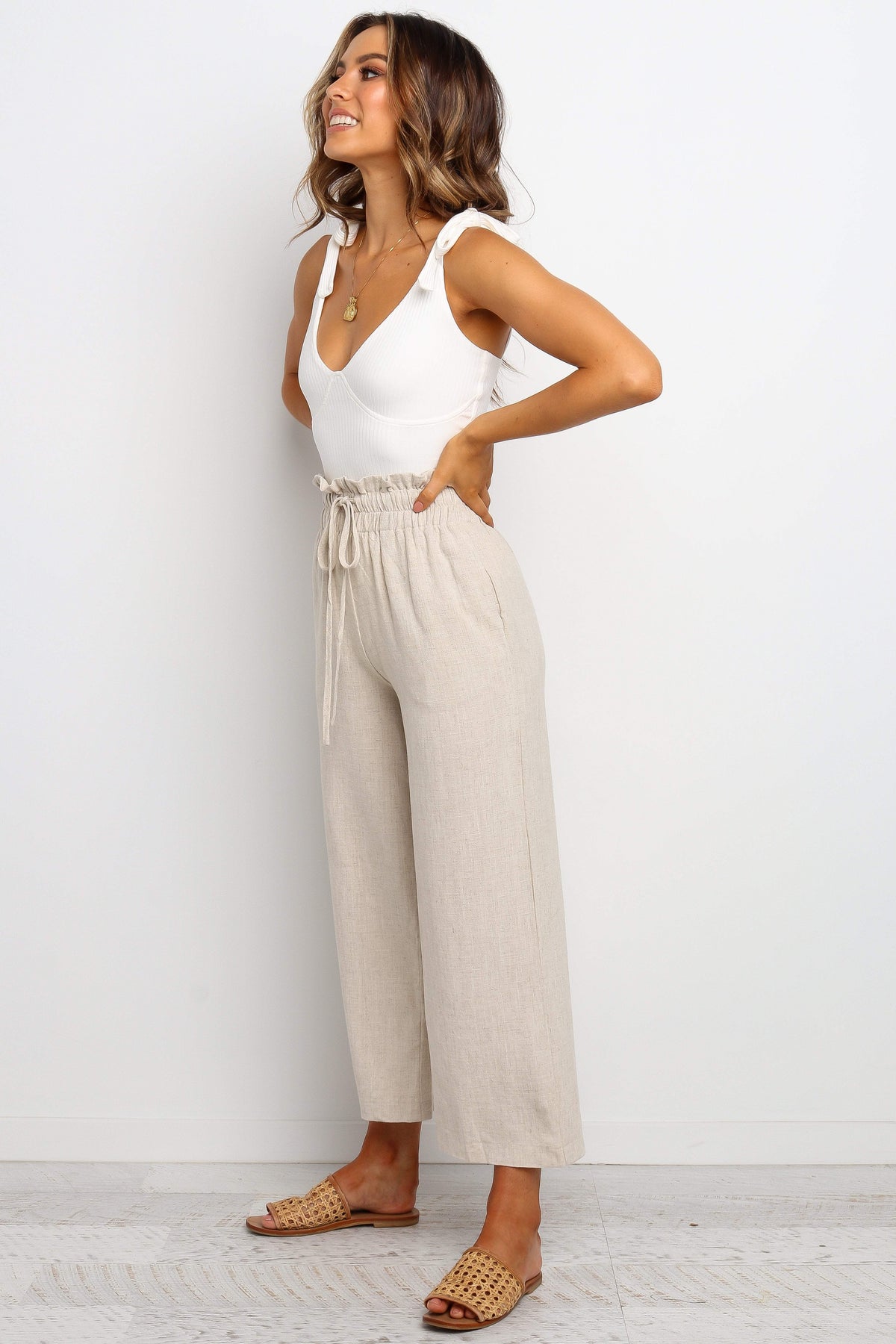 Hawthorne Pant - Beige | Petal & Pup USA