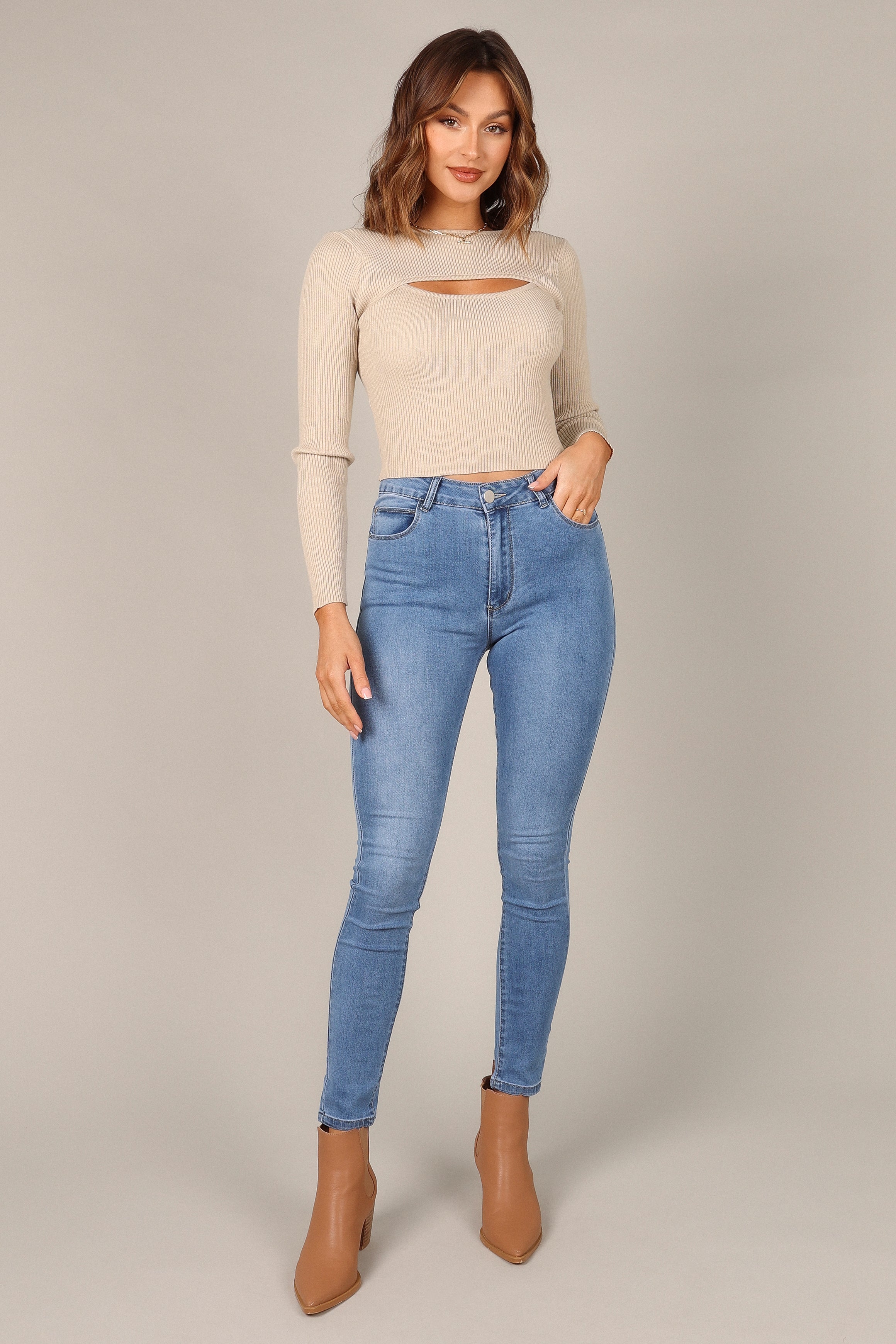 Petal and Pup USA BOTTOMS Jenny Jeans - Light Blue Wash