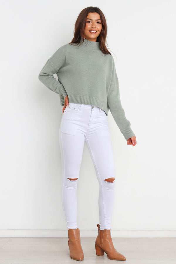 BOTTOMS @Lottie Jeans - White Wash