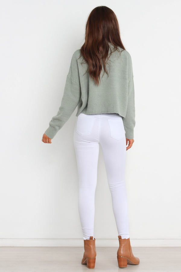 BOTTOMS @Lottie Jeans - White Wash