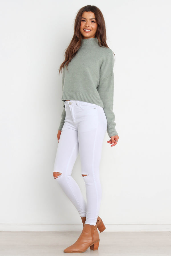 BOTTOMS @Lottie Jeans - White Wash