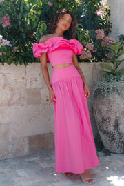 Petal and Pup USA BOTTOMS Savannah Maxi Skirt - Pink
