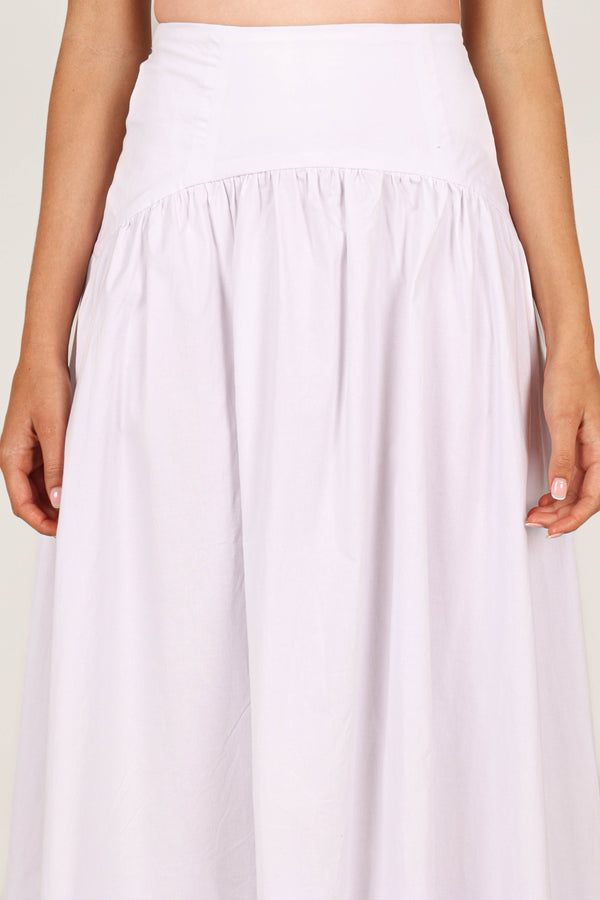 Petal and Pup USA BOTTOMS Savannah Maxi Skirt - White