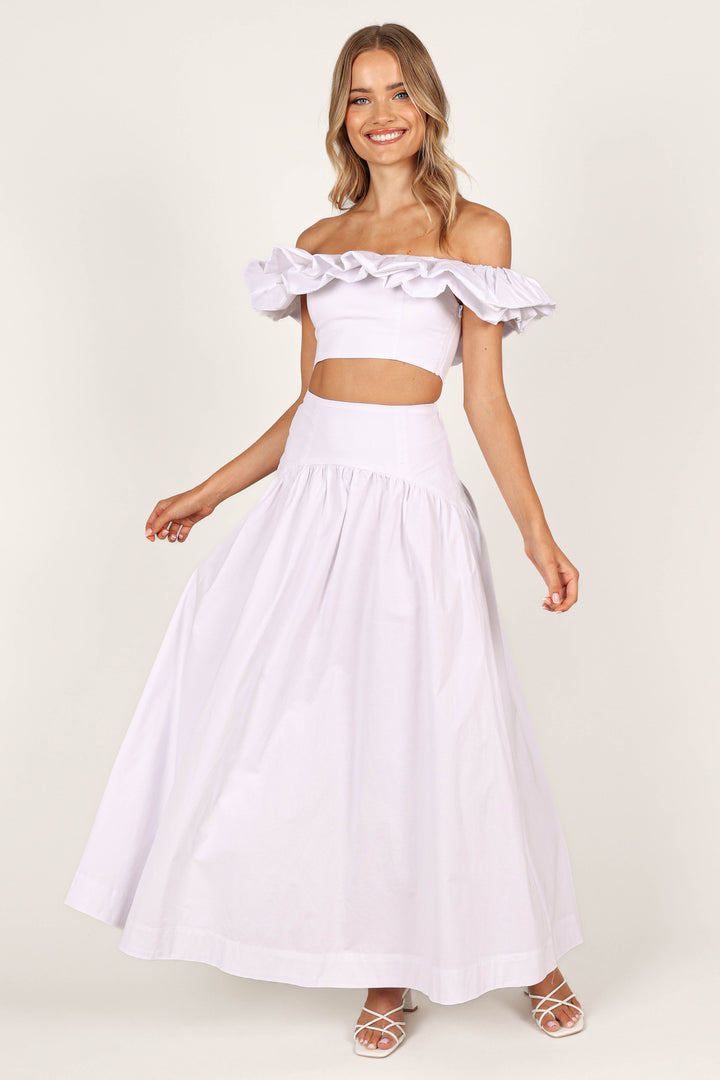 Savannah Maxi Skirt - Chestnut