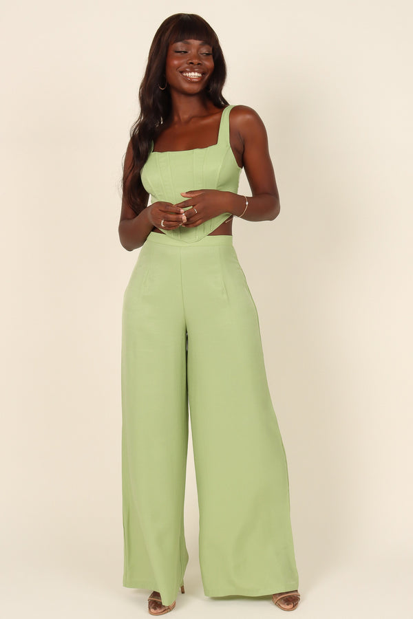 Petal and Pup USA BOTTOMS Seville Pant - Green