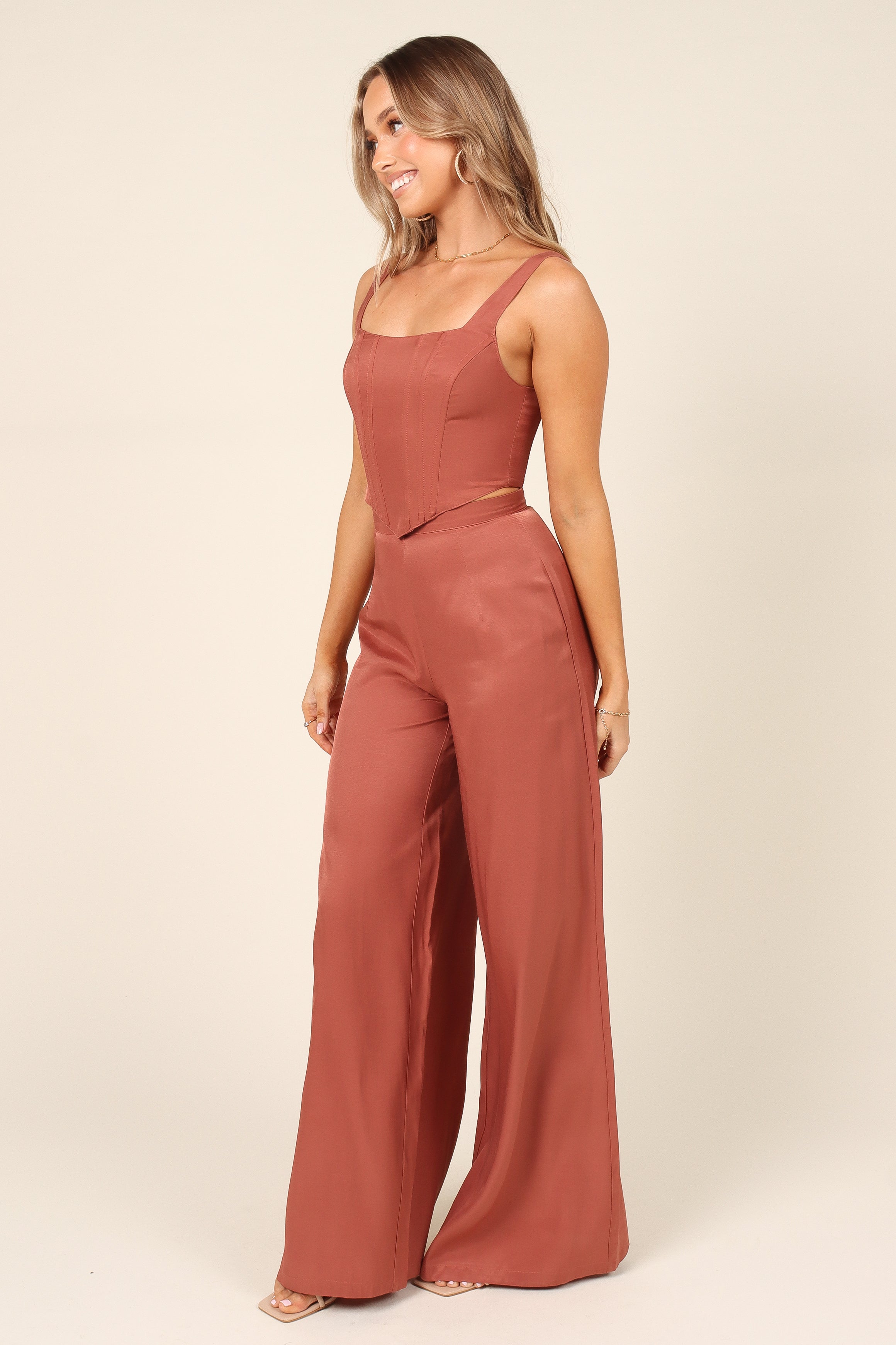 Petal and Pup USA BOTTOMS Seville Pant - Rust