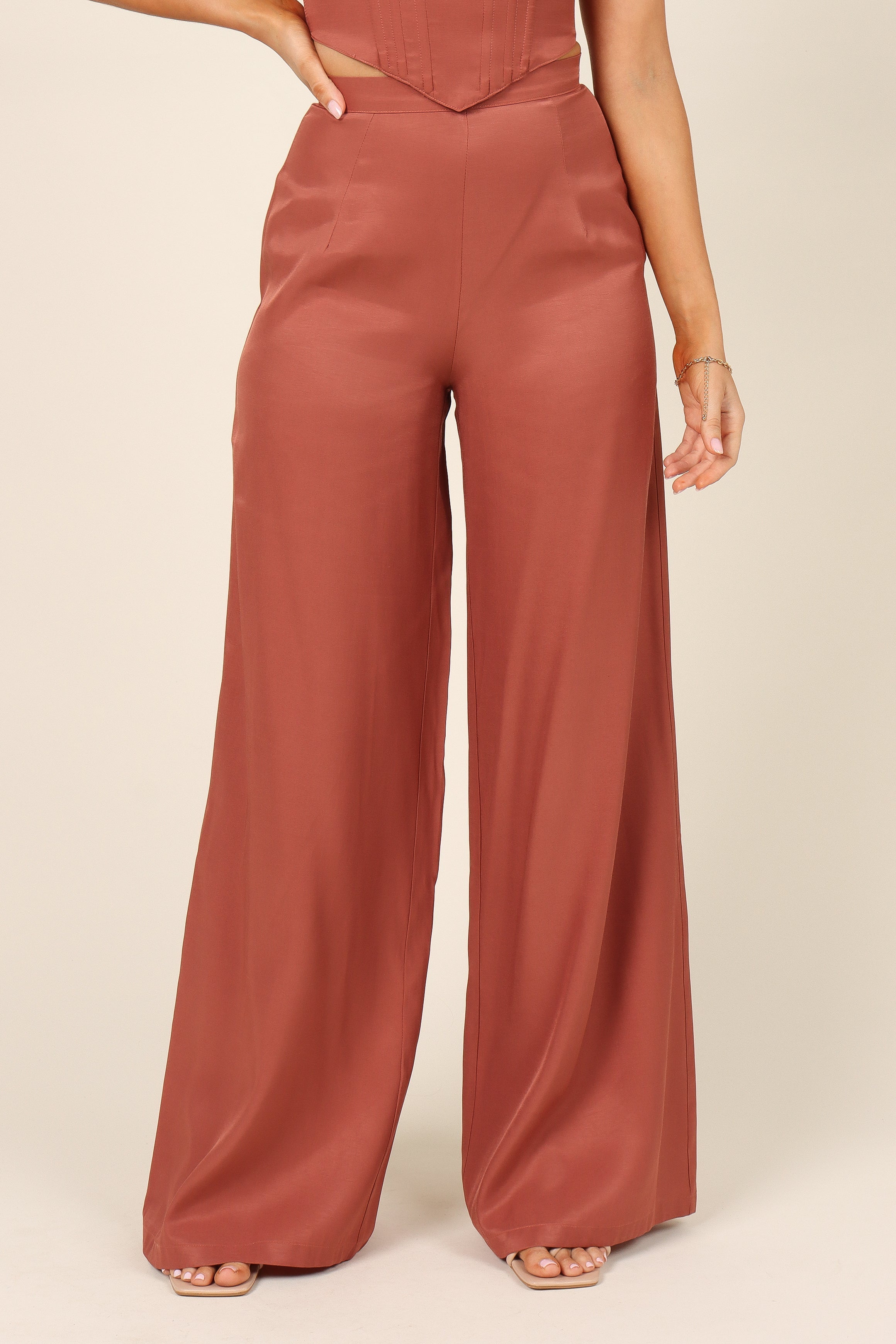 Petal and Pup USA BOTTOMS Seville Pant - Rust