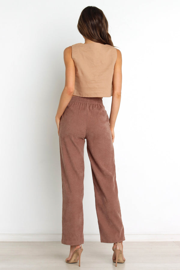 Petal and Pup USA BOTTOMS Springfield Pants - Brown